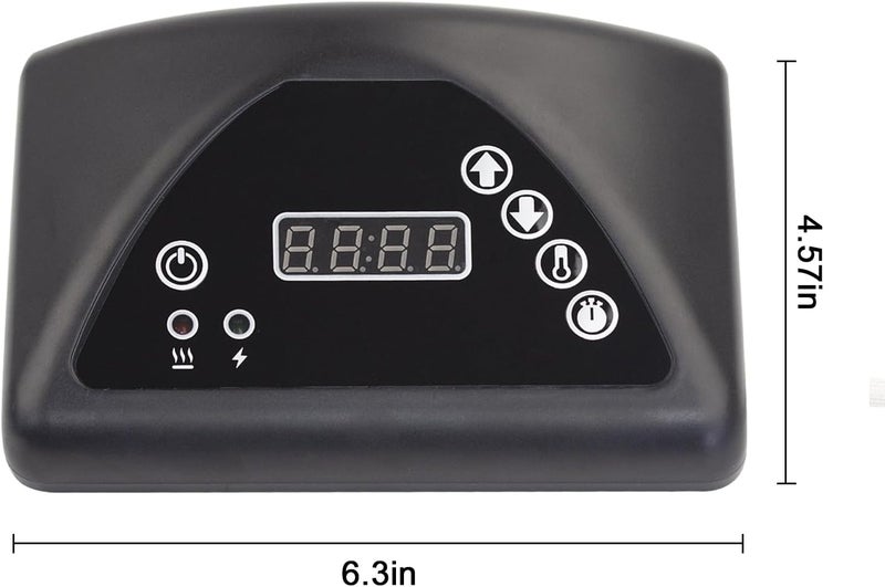 FBULWSEC 9907160014 Digital Control Panel Kit Replacement for Masterbuilt Compatible with Masterbuilt MB20071317/ 20071117/21071218 & More MB Digital Electric Smoker - Image 2